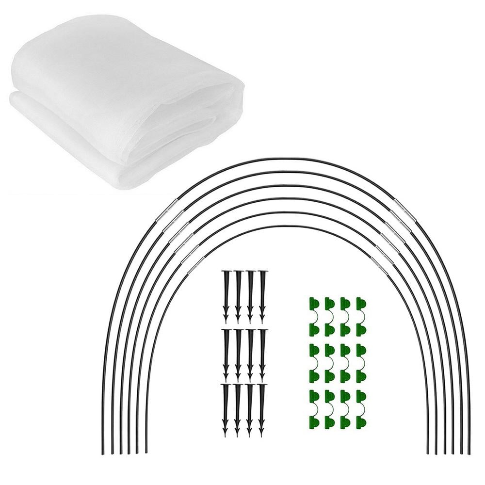 Julam Garden Mesh Netting Garden Hoops Insect Barrier Screen For Plants