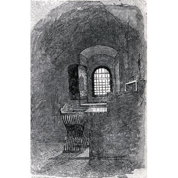 Posterazzi DPI1862452LARGE Savonarolas Empty Cell At St. Marks Girolamo Savonarola Aka Jerome Savonarola Poster Print, 22 x 36
