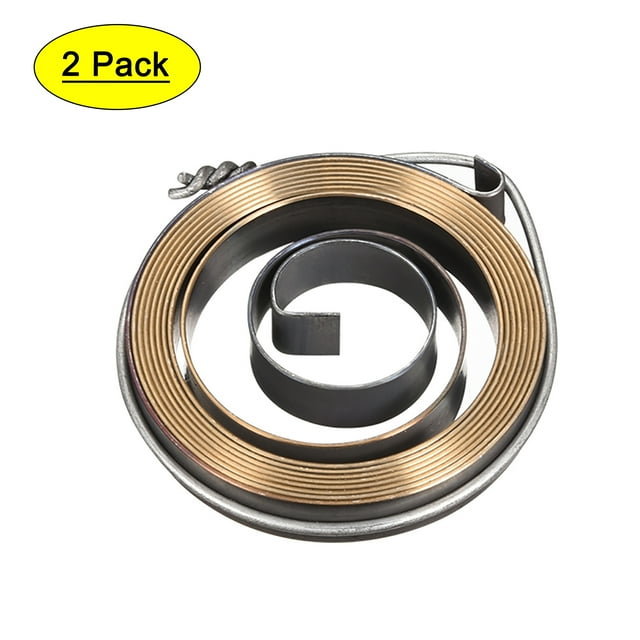 Unique Bargains Drill Press Spring, Quill Feed Return Coil Spring Assembly, Spring Steel Chemical Blackening Finish, 1540mm Expand Long,
