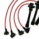 thumbnail image 3 of Juego de cables de bujía de 4 piezas 90919-22327 Kit de cables de encendido de silicona para Corolla 1993-1997 9485368 para Geoprizm, 1.8L, Soledad Cables de bujía, 3 of 9