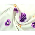 thumbnail image 3 of Chemin de Moda Women's Short Sleeve Button Peony Print Floor-Length Long Nightgown, 3 of 5