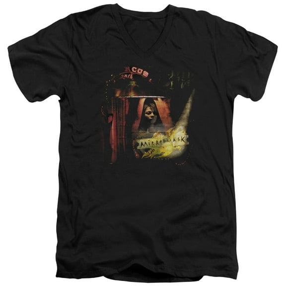 Mirrormask - Big Top Poster - Slim Fit V Neck Shirt - Large