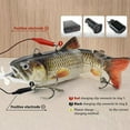 thumbnail image 5 of Automatic Swimming Bait LED Lights, Multi Section Fish, USB Rechargeable, 5 of 9
