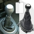 thumbnail image 4 of 5 Speed Manual Gear Shifter Knob Leather Case For Honda Fit For Jazz 2009-2015 Head + Cover, 4 of 10