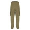 thumbnail image 6 of Kalauyu Men's Corduroy Cargo Sweatpants Joggers Casual Pants with Pockets for Hiking Athletic Fitness, 6 of 6