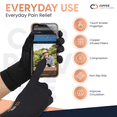 thumbnail image 3 of Copper Compression Full Finger Arthritis Gloves, 3 of 9