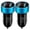 Blue, variant on 3.1A Dual USB Car Charger - 2-Port LCD Voltmeter, 12-24V Cigarette Lighter Socket - Universal Car Charger Adapter for Fast Charging Multiple Devices with Real-Time Voltage Display