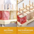 thumbnail image 2 of 1 Set Homemade Popsicle Mold Plastic Popsicle Molds DIY Ice Cream Molds for Children, 2 of 3