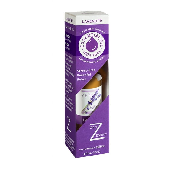 BestAir® Zen Essence Lavender Essential Oil, 1 fl. oz. for Fresh Air and Pleasant Aroma