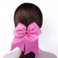 thumbnail image 4 of 8 Inch Cheerleader Bows Ponytail Holder Cheerleading Bows Hair Tie(Multicolor), 4 of 5