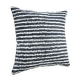 thumbnail image 6 of LR Home Ox Bay Hand-stitched Blue/White Stripe All-Natural Cotton Pillow Cover, 6 of 8