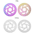 thumbnail image 2 of Nouveau Rotor de Frein à Disque Pratique Rotor de Route Argent Inoxydable 145MM Boulons Disque de Frein pour Ninebot F20 F30 F40 140mm Coloré, 2 of 9