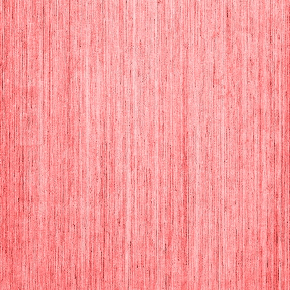 Ahgly Company Indoor Square Abstract Red Contemporary Area Rugs, 6' Square