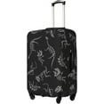 thumbnail image 2 of Spandex Travel Luggage Cover,Double-Sided Printed Dinosaur Elastic Washable Stretch Suitcase Protector Anti-Scratch Suitcase Cover Fits 18-32 Inch Luggage For Kid And Adult,L (For 25-28 Inch Luggage), 2 of 6