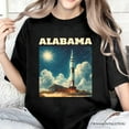 thumbnail image 2 of Retro Alabama State Rocket Launch T-Shirt, NASA Space Center Tee and Huntsville Souvenir, 2 of 8