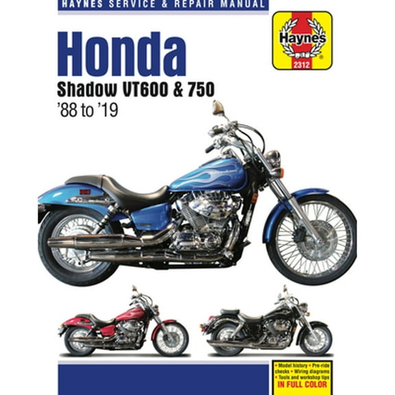 Pre-Owned Honda Shadow Vt600 & 750 - '88 to '19: - Model History - Pre-Ride Checks - Wiring Diagrams - Tools and Workshop Tips (Paperback) 1620923971 9781620923979
