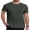 A-Dark Army Green 1 Pack, variant on Men's Crew Neck T-Shirts Short Sleeve 2 Pack Casual Summer Slim Fit Basic Tee Shirt