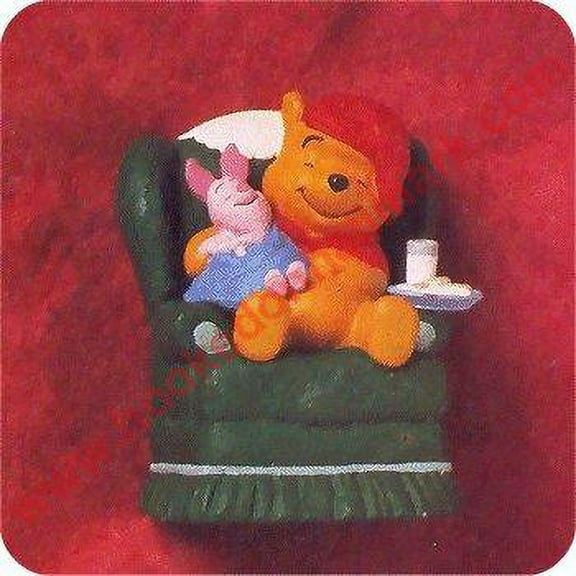 Hallmark Ornament 1997 Waitin on Santa - Winnie the Pooh and Piglet