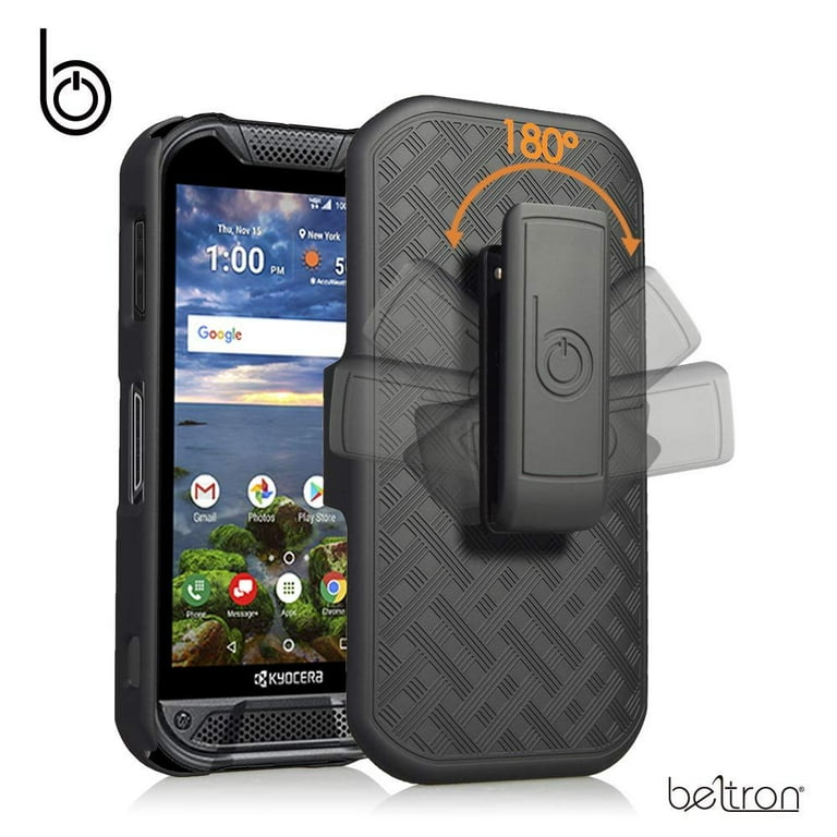 Kyocera DuraForce Pro Case with Belt Clip Holster, Heavy Duty