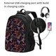 thumbnail image 2 of Fotbe Humming Bird And Tropical Flowers Mochila con Estampado y Puerto USB para Hombre y Mujer, Mochila Antirrobo, Mochila de Viaje, Mochila Escolar, Mochila Universitaria, 2 of 7