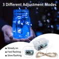 thumbnail image 4 of Guirnalda de luces LED chzk, 2 m, 20 luces LED centelleantes, azul, 4 of 7