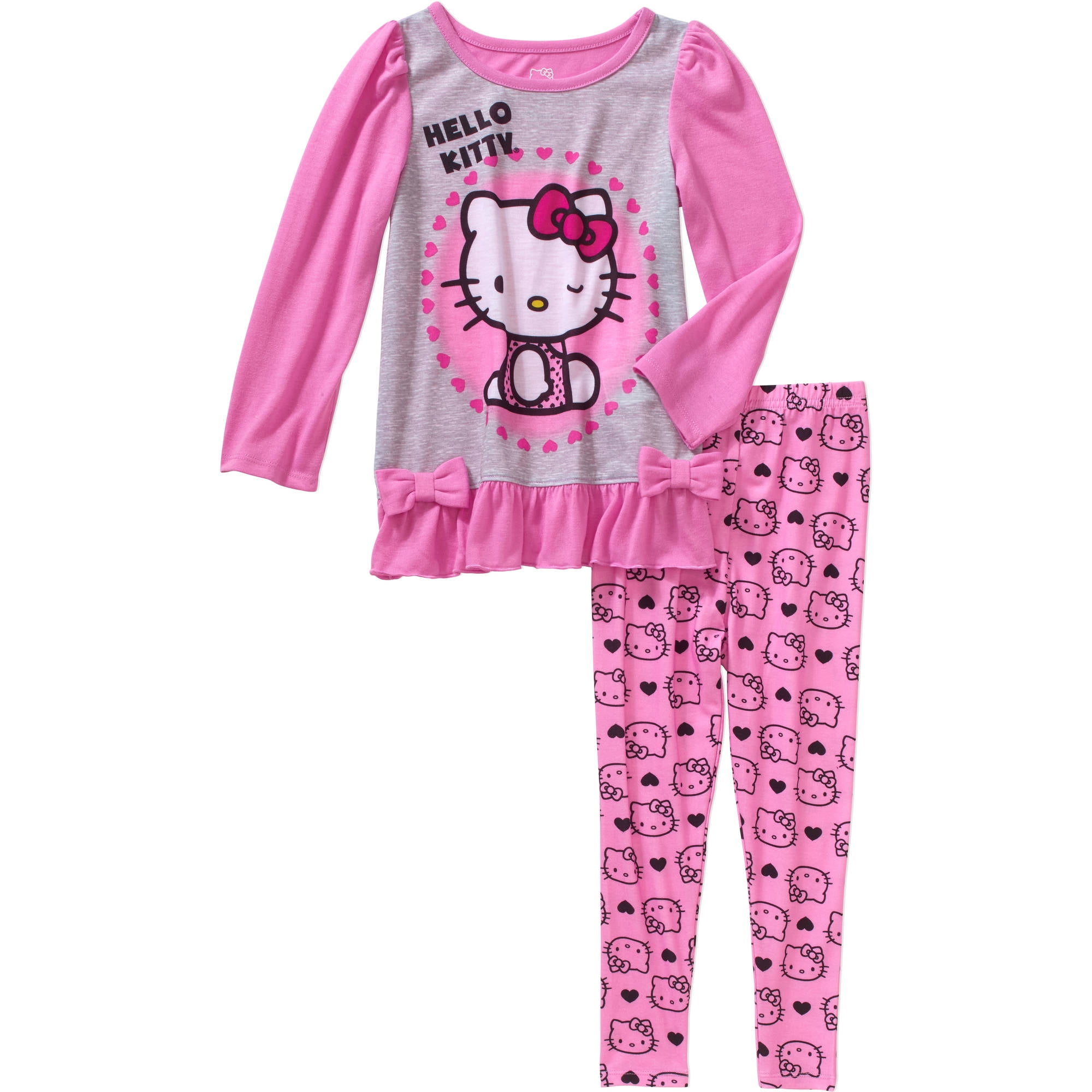 Toddler Girls' Pajamas with Leggings 2Piece Set