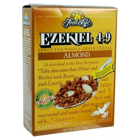 Ezekiel 4:9 Sprouted Whole Grain Cereal, Almond, 16 (Best Cereal For Athletes)