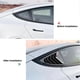 thumbnail image 4 of 2Pcs Car Rear Window Shutter Cover Trim Stylish Look Window Louver Side Vent Trim Replacement for Tesla Model 3 2023 and Later Carbon Fiber Style, 4 of 5