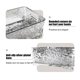 thumbnail image 5 of Cesta de almacenamiento de plástico con asa | Organizador Rectangular Blanco | Diseño duradero y fácil de limpiar | Gran capacidad 27x20x10cm | Baño para el hogar multiusos Cesta de artículos, 5 of 7