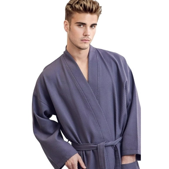 Men's Bath SPA Robe - Charcoal Gray