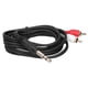 thumbnail image 1 of Cable de audio de 6.35 mm A Doble, audio audio audio cable estéreo 6.35 mm para conectar la interfaz de audio, 1 of 7