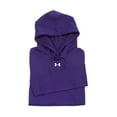 thumbnail image 4 of 1300261 Under Armour Women's Hustle Fleece Hoodie Purple M, 4 of 4