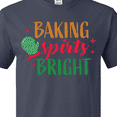 thumbnail image 4 of Inktastic Christmas Baking Spirits Bright with Green Oven Mit T-Shirt, 4 of 5