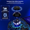 thumbnail image 3 of Gammeefy Switch Controller for Nintendo Switch/Switch OLED, (No Drift, No Deadzone) Hall Effect Joystick Wireless Switch Joypad With 9 Lights Color, One-Piece Switch Remote with Turbo Programming, 3 of 5