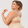 thumbnail image 2 of CHOK Women‘s Front Closure Bras Plus Size Lace Full Coverage Underwire Unlined Bra, 2 of 7