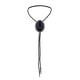 thumbnail image 3 of Corbata Bolo Tie Hugo disfraz de boda hecho a mano para vestidos Halloween Acción de Gracias Carnaval negro, 3 of 10