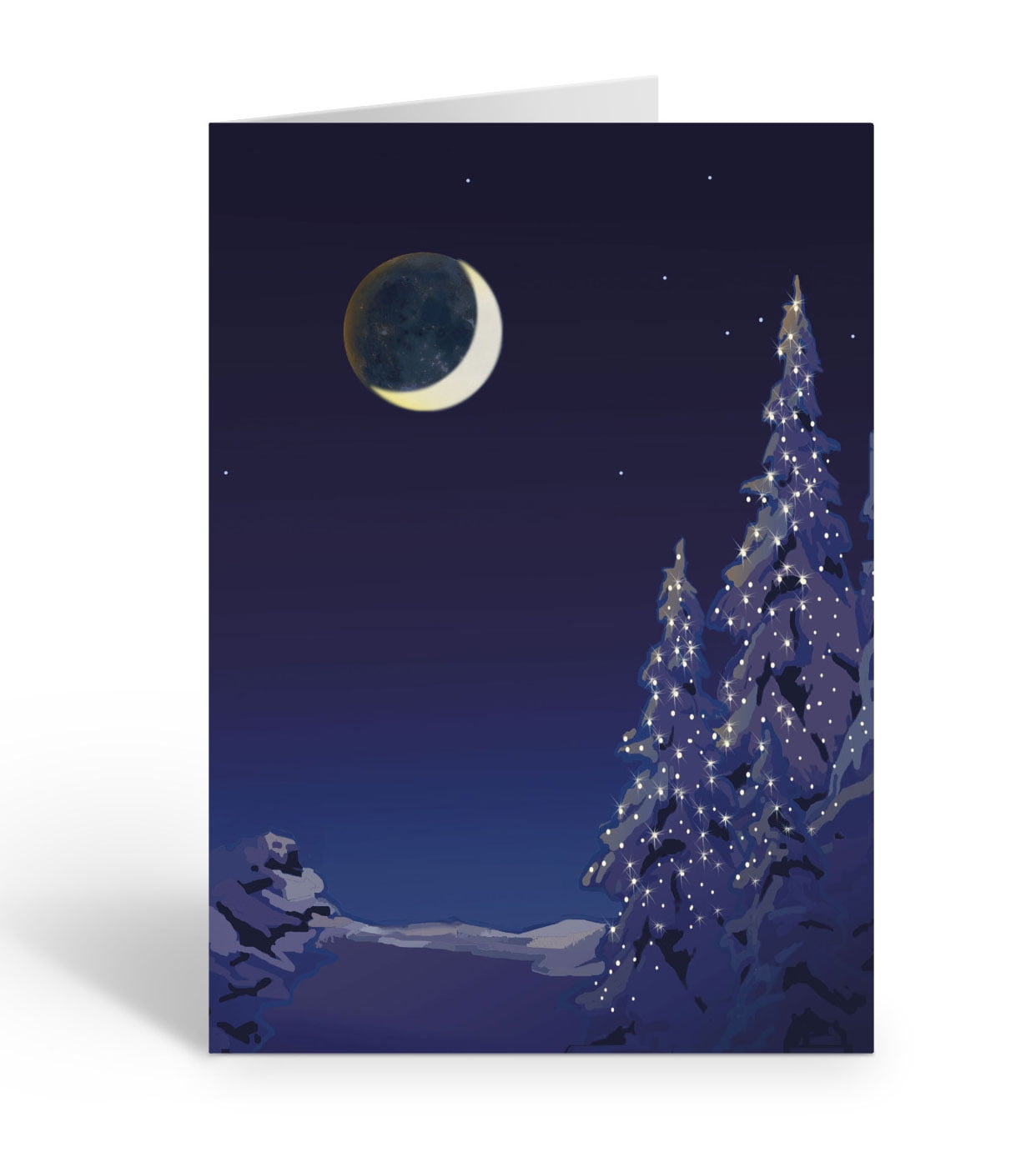 Silent Night Christmas Card 