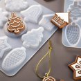 thumbnail image 3 of Diy Resin Crystal Epoxy Mold Christmas Tree Snowflake Elk Pendant Keychain Listing Jewelry Silicone Mold Set D9T4, 3 of 6