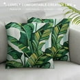 thumbnail image 3 of Fenyluxe  Palm Leaves Home Decorative Throw Pillows Covers, Tropical Leaf Jungle PalmsOutdoor Pillow Case for Livingroom Bedroom, Boho Pillow Cushion Covers for Man Woman 20x20in, 3 of 5