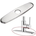 thumbnail image 1 of Kitchen Faucet Plate Sink Hole Cover Deck Plate Escutcheon Brushed Nicke US, 1 of 9