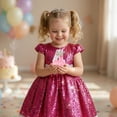 thumbnail image 6 of Pink Iridescent Number 4 Crown Cake Topper Candle Princess Theme Birthday Party Decorations for Student Girl 4Th Birthday, 6 of 6