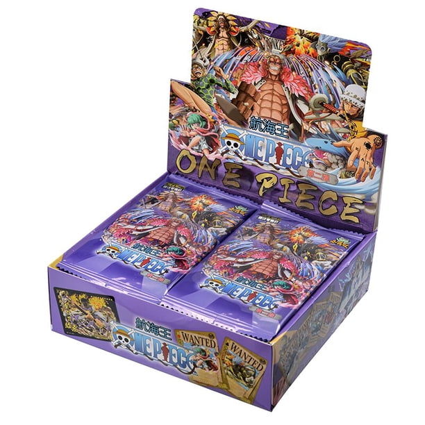 Anime ONE PIECE Card Luffy Quality Cards Zoro Nami Chopper Franky Collections Card Game Collectibles Battle Card Toy para niños Gao Jinjia LED
