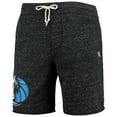 thumbnail image 2 of Men's Homage Charcoal Dallas Mavericks Primary Logo Tri-Blend Sweat Shorts, 2 of 3