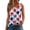 AG15_Blue, variant on American Flag Tank Tops for Women Pleated Square Neck Sleeveless Patriotic Shirts 4th of July USA Stars Stripes Tees Wine 2XL