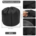 thumbnail image 3 of 2Pcs Oxford Cloth Flower Pot Covers With Drawstring and Zipper Keep Warm Pot Protection Covers Wear Resistant Potted Planting Covers for Frost Cold Weather, 3 of 10