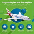 thumbnail image 3 of Toy Plane for Kids, Bump and Go Action, Toy Airplane for Toddlers with LED Flashing Lights and Sounds for Boys and Girls 3-12 Years (Airbus A380), 3 of 5