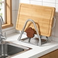 thumbnail image 5 of zhangmingg Kitchen Cutting Board Rack Wooden Vegetable Storage Holder Efficient Home Cooking Chopping Board Stand Organizer, 5 of 5