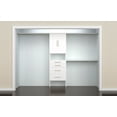 thumbnail image 6 of Closetmaid Ss25-Cos2d4dr-M Suitesymphony 7 To 10 Foot Wide Closet System Organizer - Grey, 6 of 7