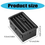 BIBABLYKE 4pcs Car Air Vent Ventilator Grille for 97-02 Air Conditioner Outlet Instrument Panel Dashboard Outlet Grille Auto Part