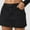 Black, variant on LYMAYTER Fashion Denim Skirt for Women Summer High Waisted Stretch Casual Jean Mini Skirt with Pockets S-L